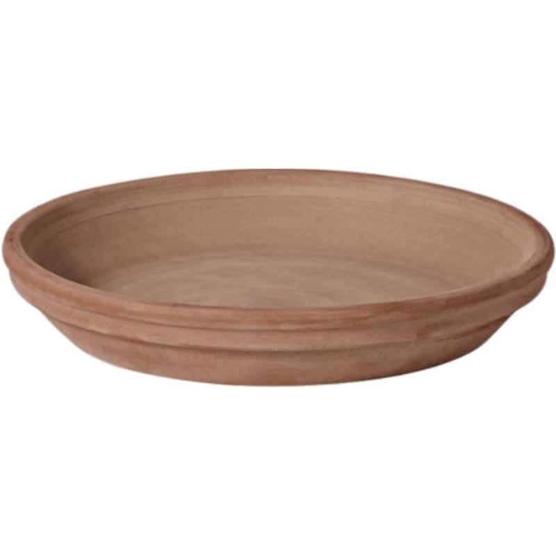 Deroma Moka 0.74 in. H X 6 in. D Clay Standard Plant Saucer Terracotta