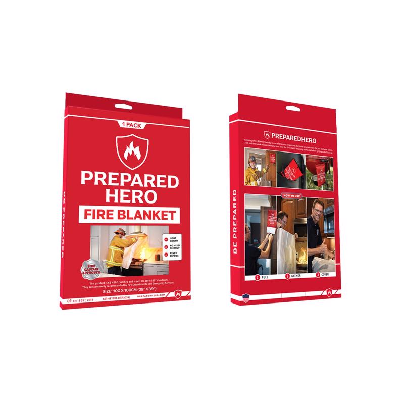 Prepared Hero Fire Blanket For Household