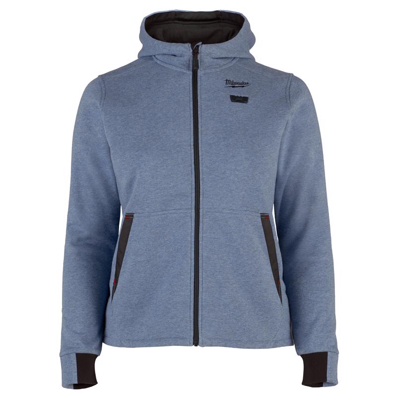 Milwaukee M12 S Long Sleeve Women's Full-Zip Heated Hoodie Kit Blue
