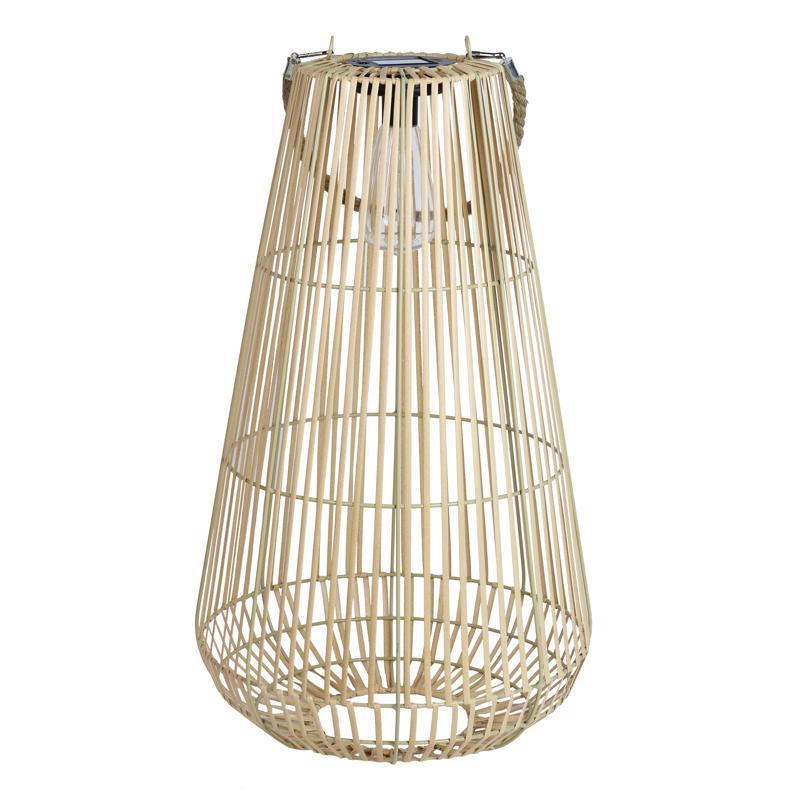 Exhart 21.5 in. Plastic Tan Lantern