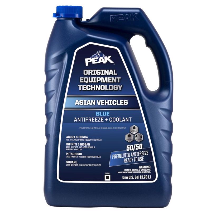 Peak Asian Blue 50/50 Antifreeze/Coolant 1 gal