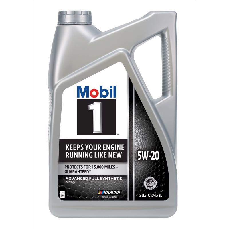 Mobil 1 5W-20 Gasoline Synthetic Motor Oil 5 qt