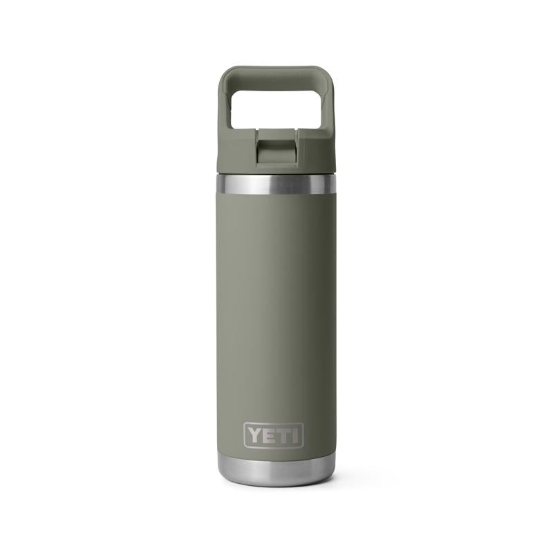 YETI Rambler 18 oz Pampa Green BPA Free Bottle with Straw Cap