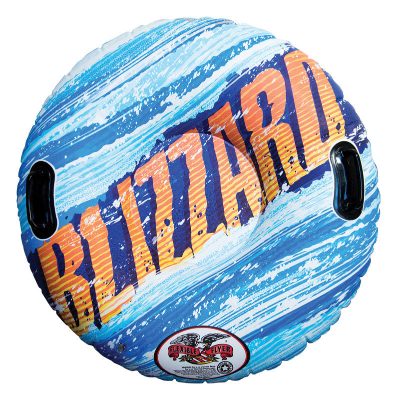 Flexible Flyer Blizzard Inflatable PVC Snow Tube 39 in.