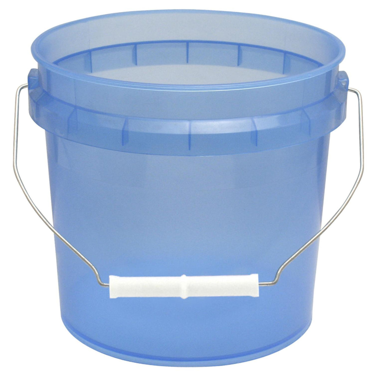 PLASTIC PAIL 1G TRNS BLU