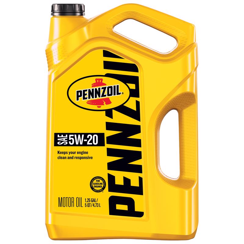 Pennzoil 5W-20 4-Cycle Conventional Motor Oil 5 qt 1 pk