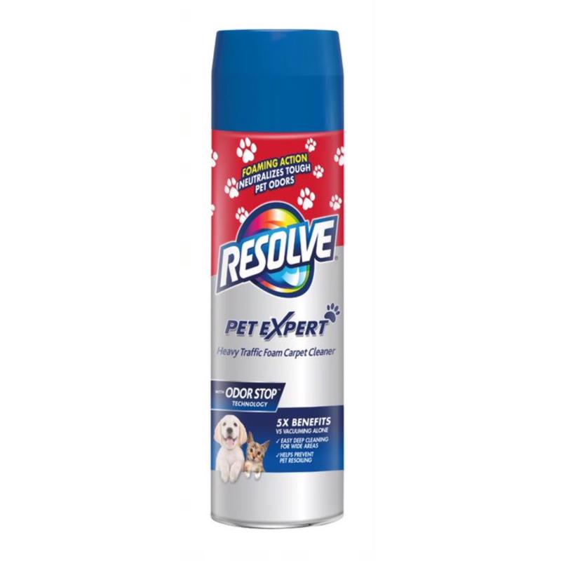 Resolve Pet High Traffic Carpet Cleaner 22 oz Foam