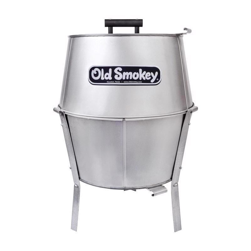 Old Smokey Products 17 in. Medium Charcoal Grill Silver