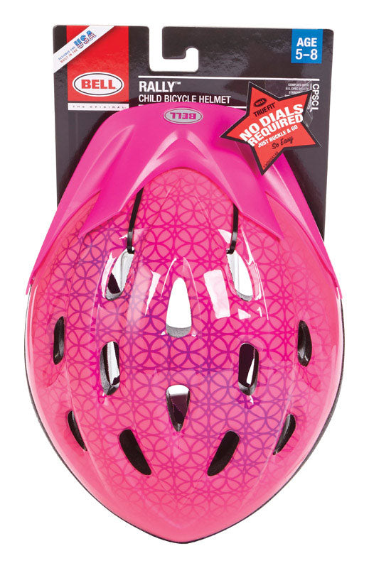 Bell Sports Pink Rally Polycarbonate Bicycle Helmet