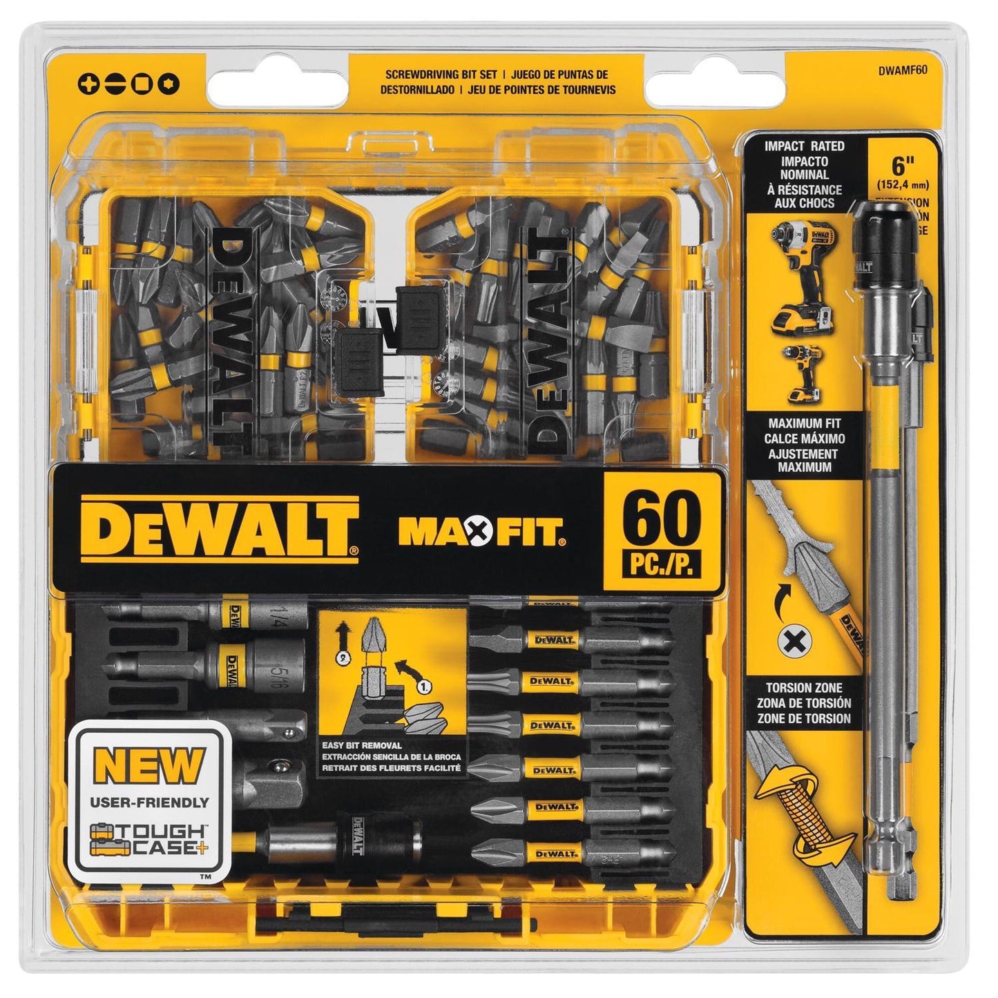 DW MFIT DRVR BIT SET 60P