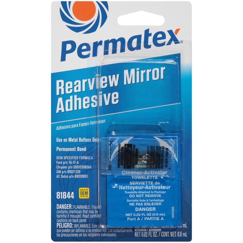 Permatex Automotive Mirror Adhesive Liquid 0.01 oz