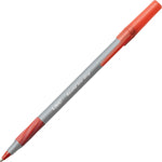 BIC Round Stic Grip Red Ball Point Pen 12 pk