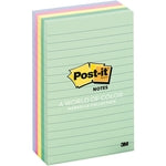 Post-it 6 in. W X 4 in. L Assorted Sticky Notes 5 pad