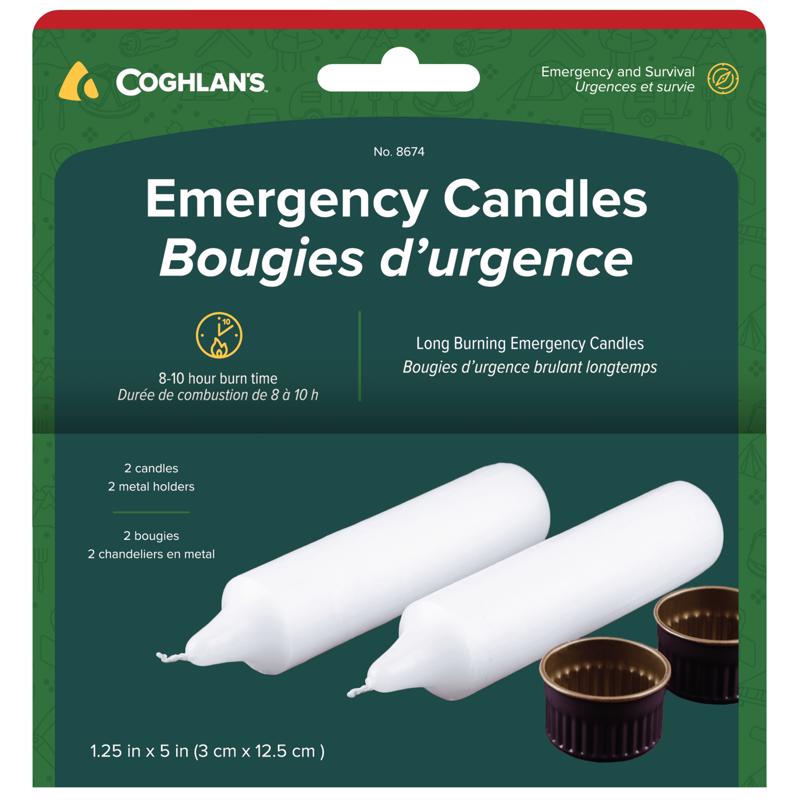 Coghlan's White No Scent Scent Emergency Candle