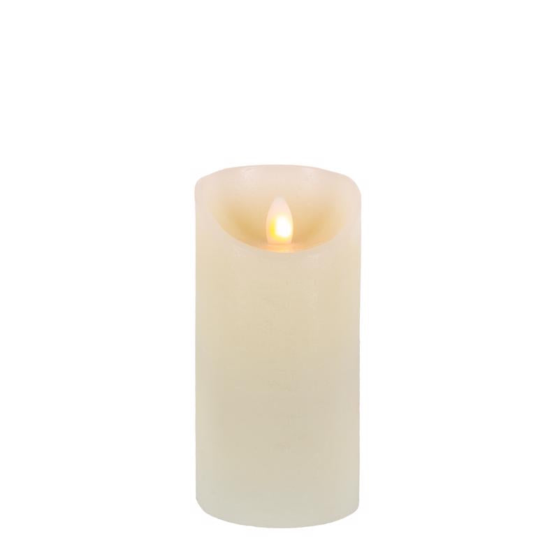 Gerson Everlasting Glow Bisque No Scent Flameless Pillar Candle
