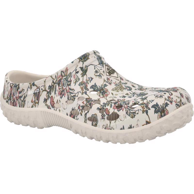 The Original Muck Boot Company Muckster Lite Floral Clog Slippers 10 US Gray 1 pair