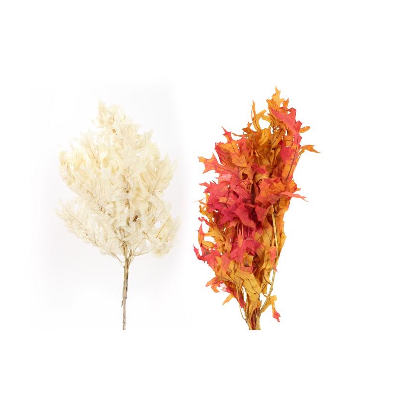 Second Nature Woodsy Oak Leaves Fall Decor