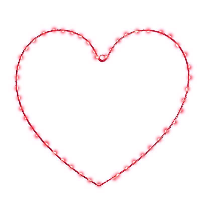 Celebrations Heart Silhouette Window Decor Metal 1 pk