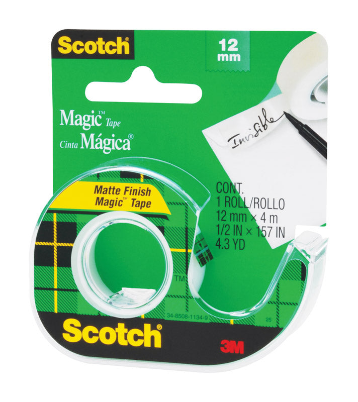 Scotch Magic 1/2 in. W X 450 in. L Tape