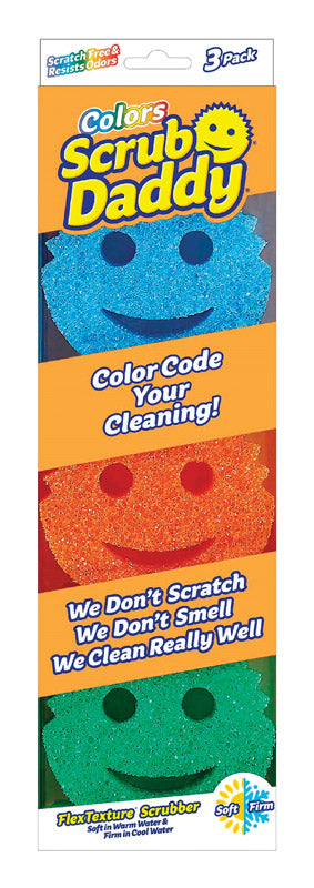 Scrub Daddy Heavy Duty Scrubber For All Purpose 13.9 in. L 3 pk