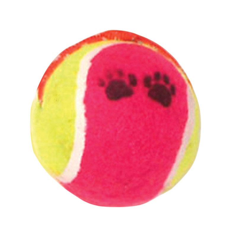Boss Pet Digger's For Dog Multicolored Rubber Tennis Balls Pet Tennis Balls Large 1 pk