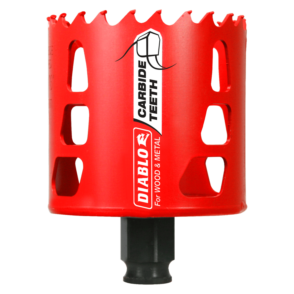 Diablo Snap-Lock Plus 2-11/16 in. Carbide Tipped 2-3/8 in. L X 3/8 in. D Hole Saw