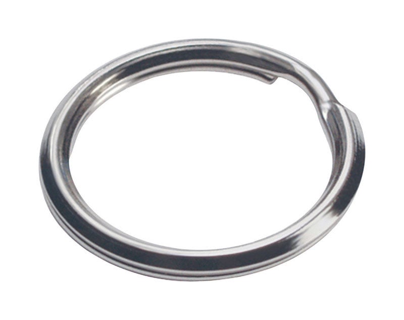 HILLMAN Tempered Steel Multicolored Split Rings/Cable Rings Key Ring