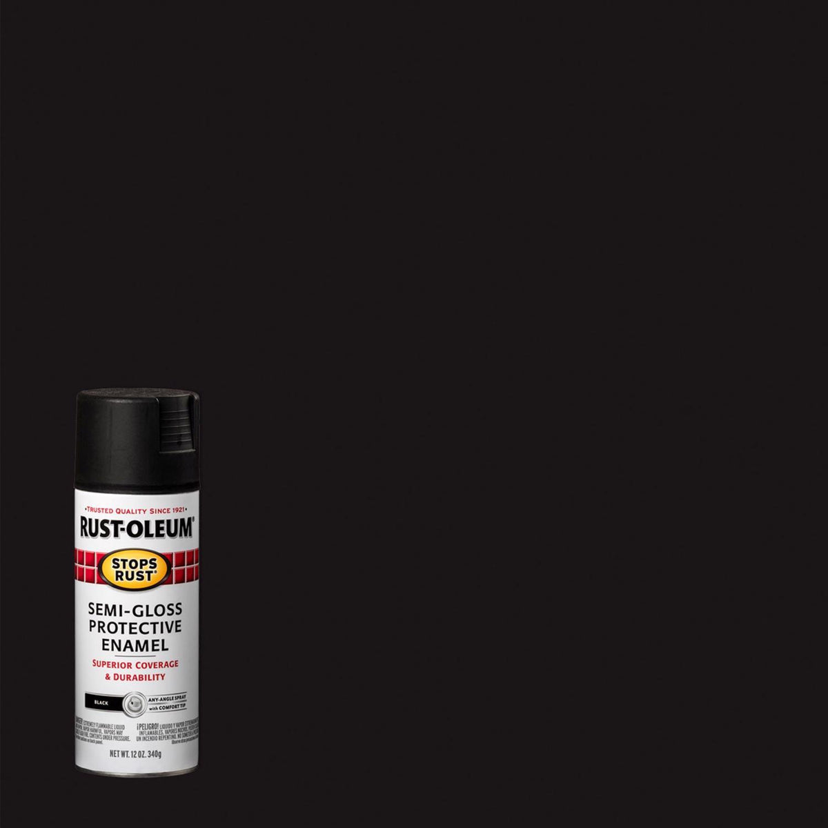 SPRYPAINT S-G BLACK 12OZ