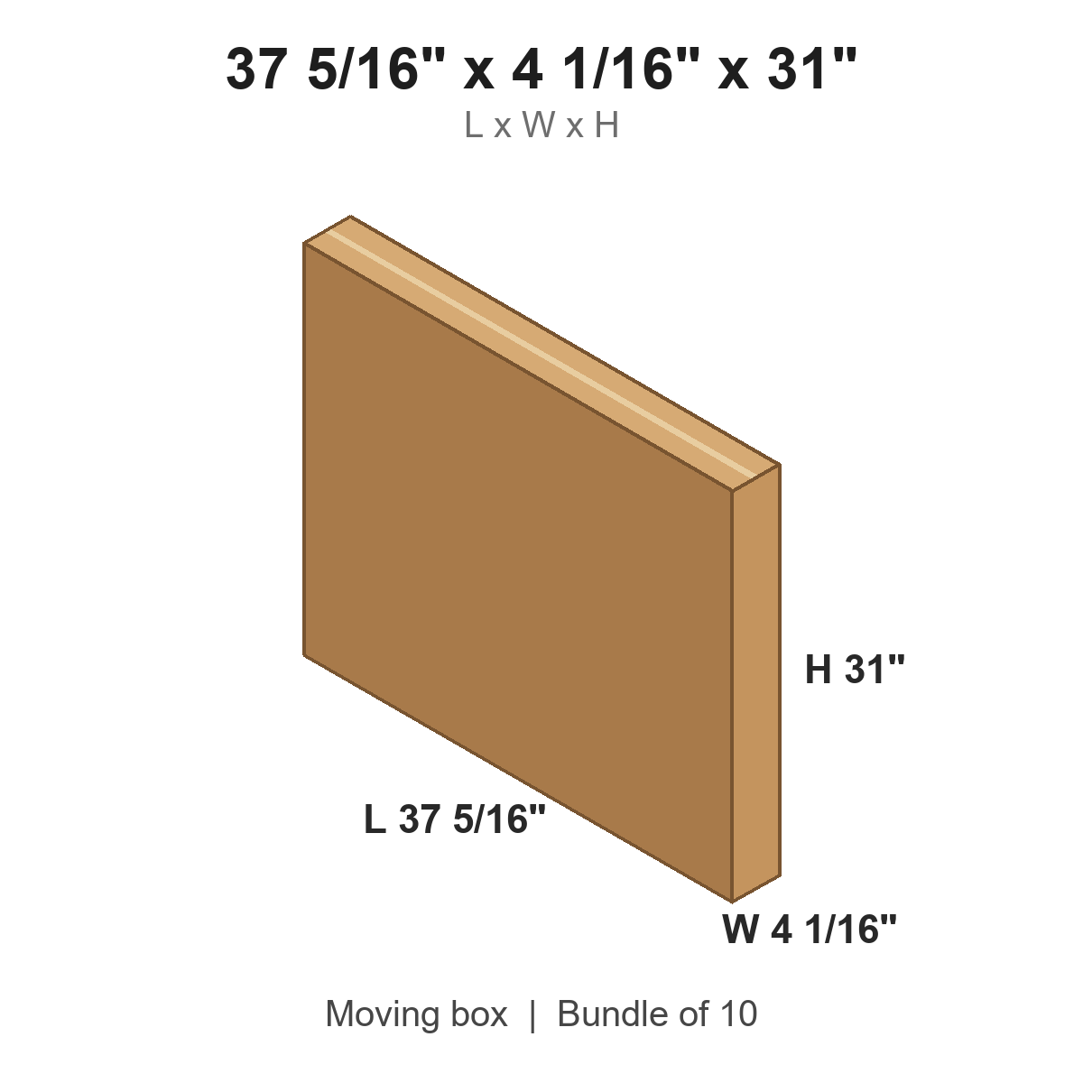 37.3125x4.0625x31 Outer Mirror Boxes
