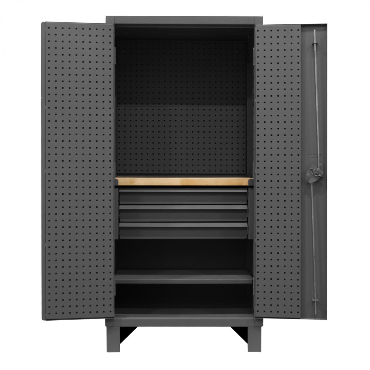 Durham 12 Gauge Heavy Duty Cabinets With Drawers & Work Surface (HDCD Series)