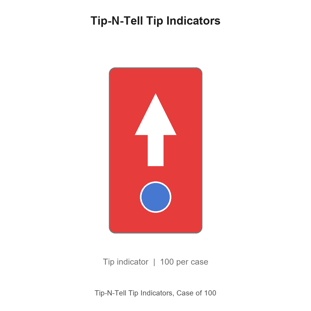 Tip-N-Tell Tip Indicators, Case of 100