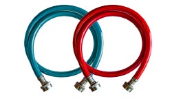 Ultra Dynamic Products 3/8 in. D X 6 ft. L Braided Stainless Steel Washer Machine Hose