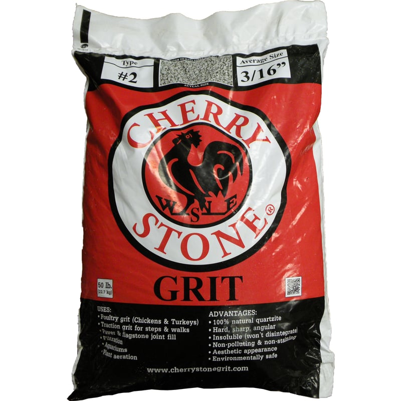 Cherry Stone Grit Dry For Poultry 50 lb