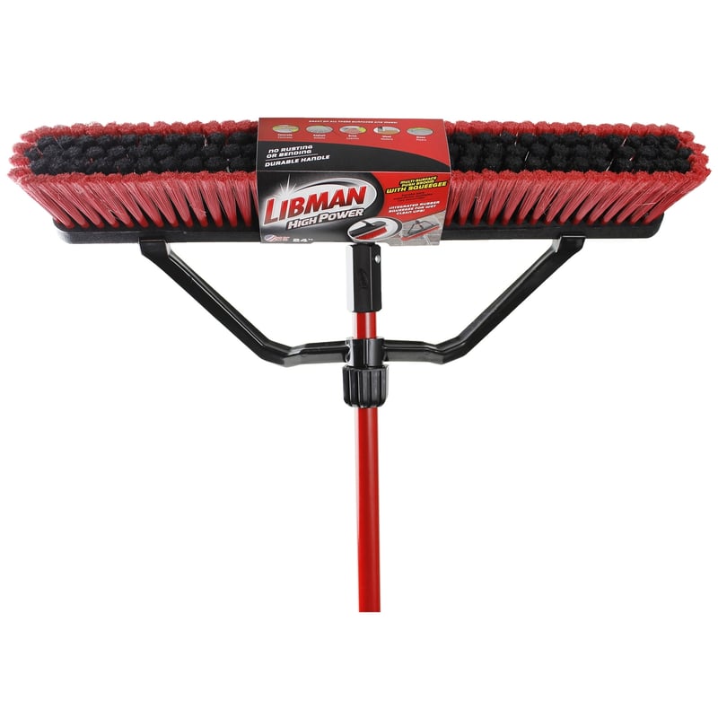 PL 24" P BRM W SQUEEGEE