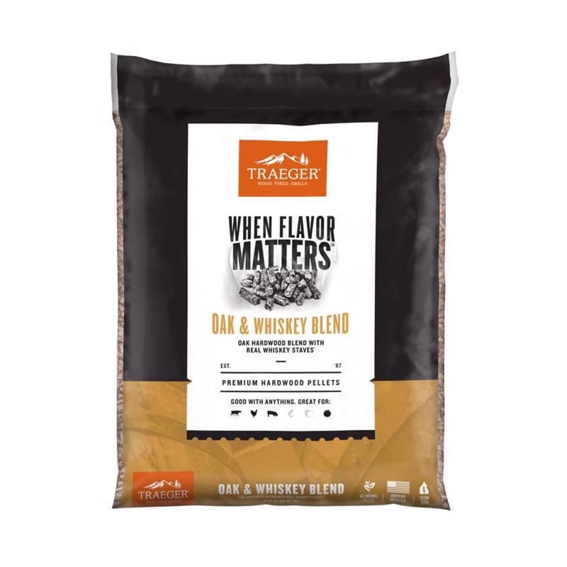 Traeger Hardwood Pellets Whiskey 20 lb