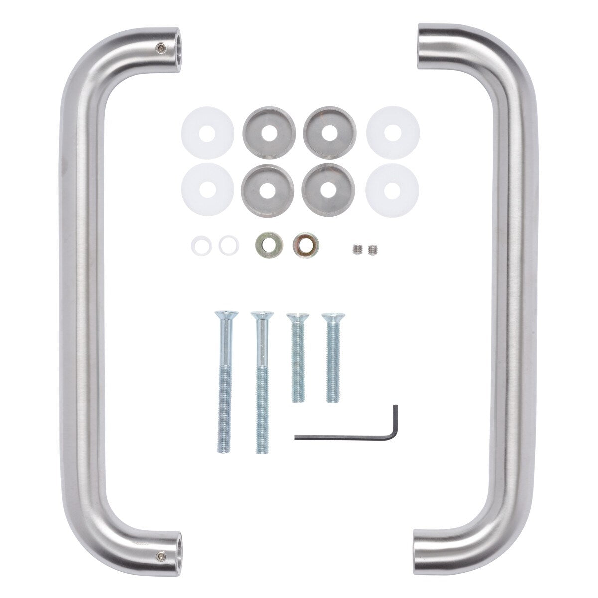 Brinks Commercial 12 in. L Satin Silver Stainless Steel Door Pull