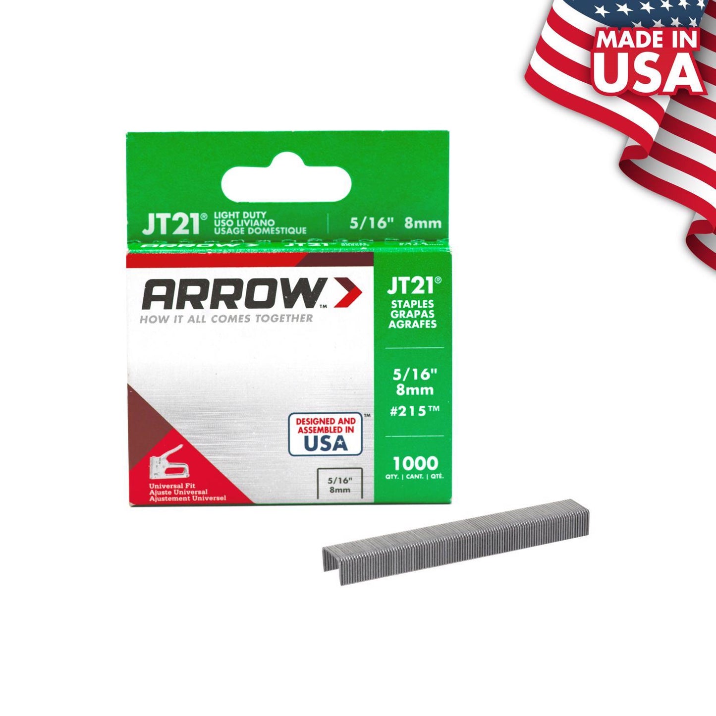 Staple Jt-21 5/16"Pk1000