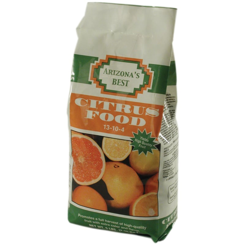 Arizona's Best Granules Lemon, Lime, Woody Ornamentals Plant Food 5 lb