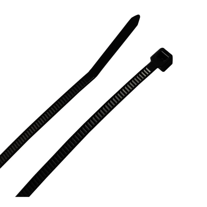 Steel Grip 4 in. L Black Cable Tie 100 pk