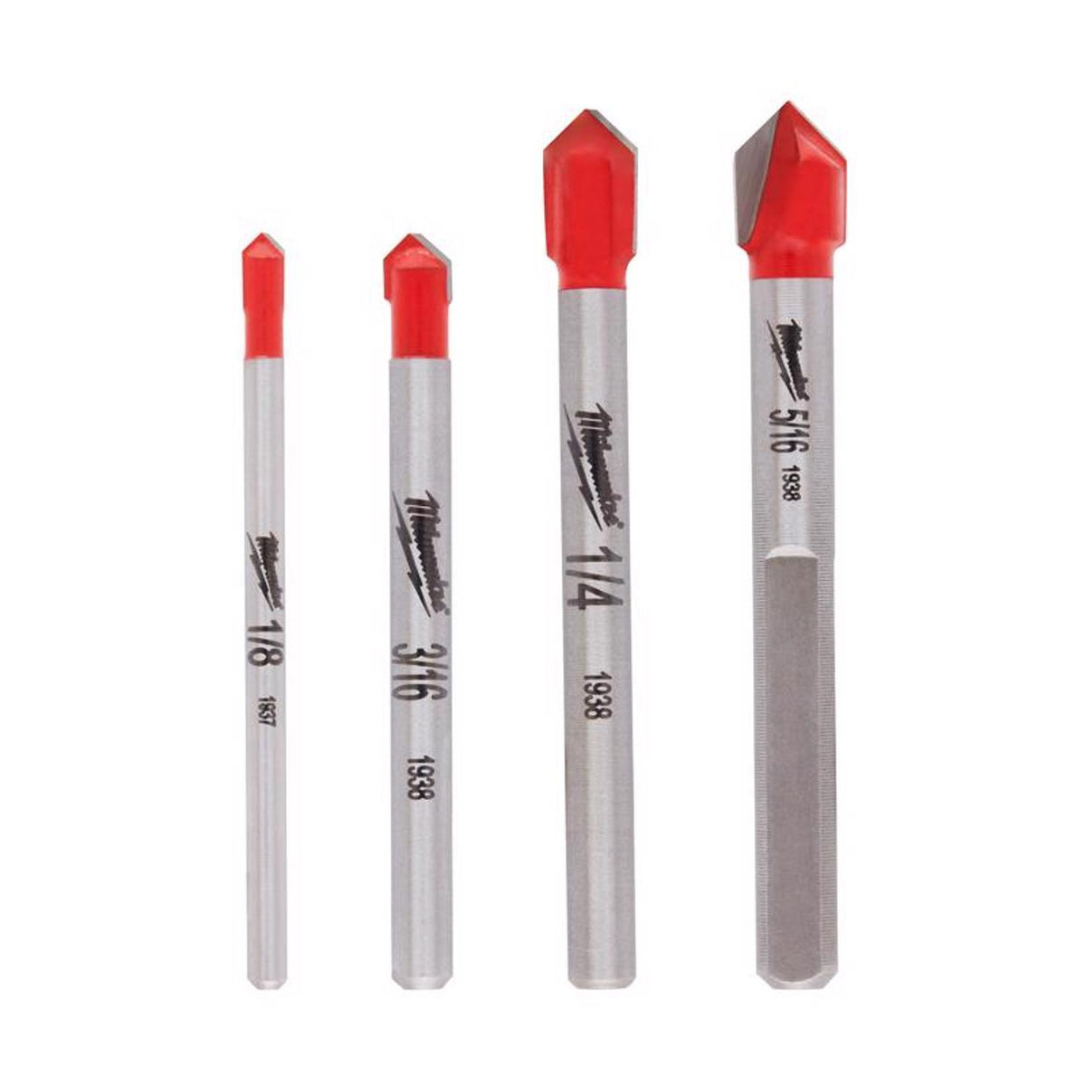 GLSS&TILE DRLL BT ST 4PK