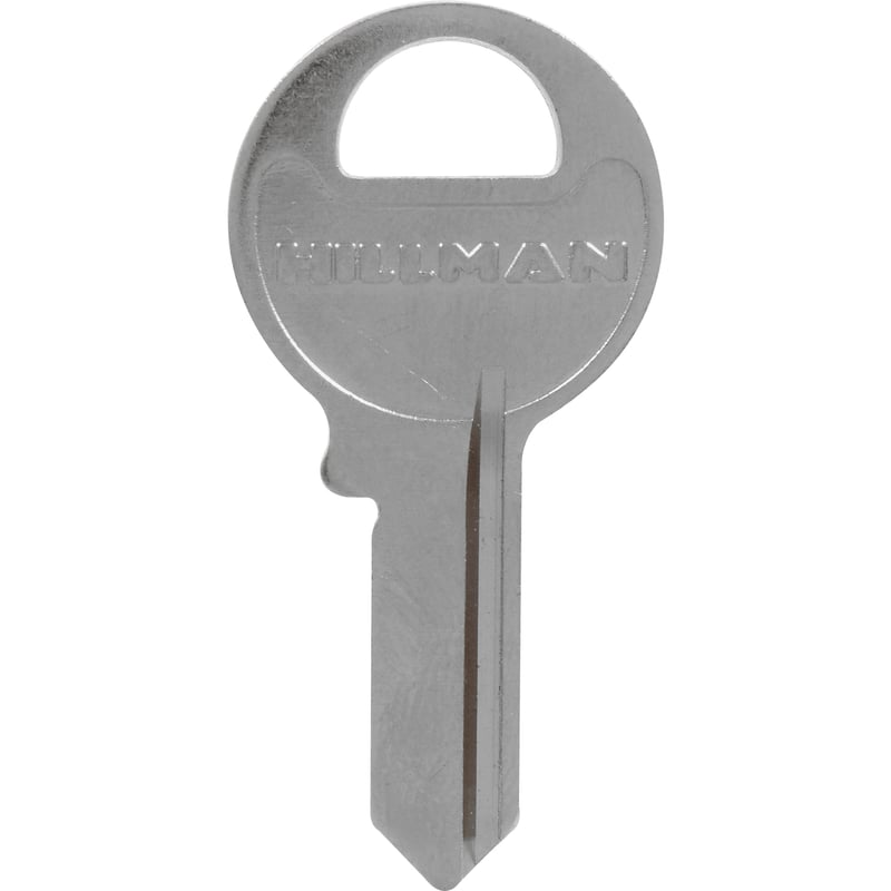 HILLMAN Traditional Key House/Office Padlock Key Blank 69 Single For Master Padlocks Silver