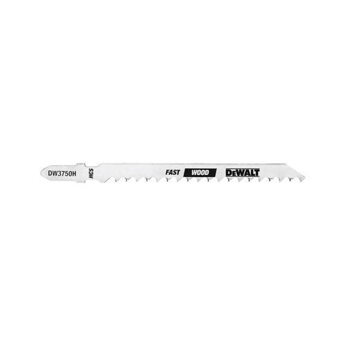 DEWALT 4 in. High Carbon Steel T-Shank Jig Saw Blade 6 TPI 5 pk