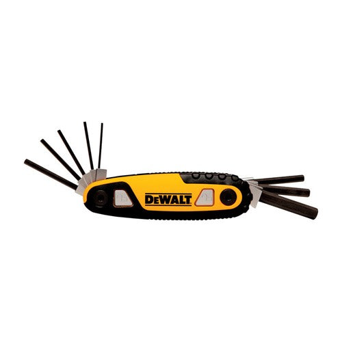 DeWalt Multi-Size Metric Fold-Up Locking Hex Key Set 8 pc