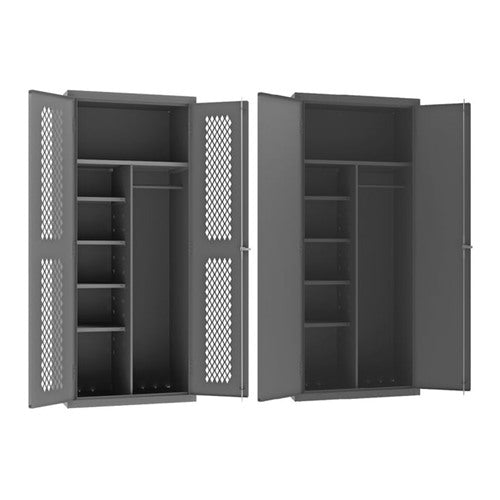 Durham Janitorial Cabinets with Wardrobe/Broom Storage