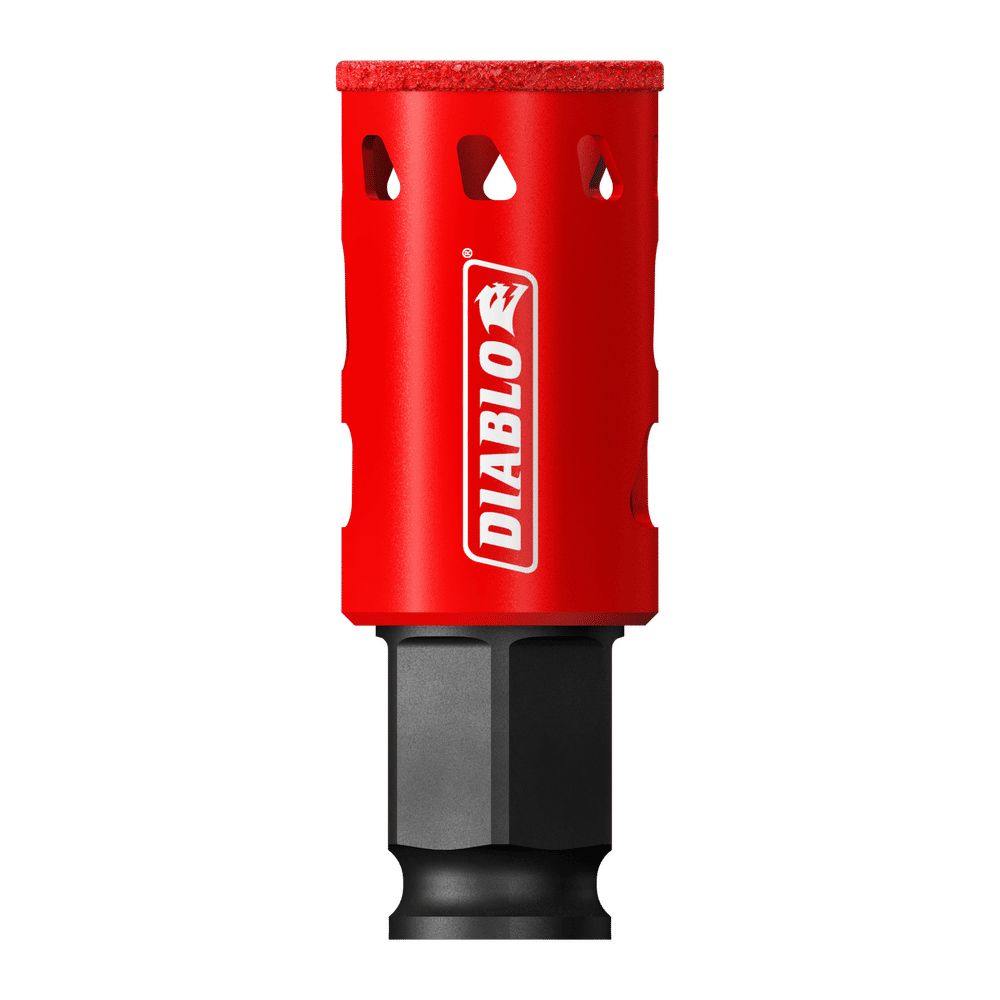Diablo 1 in. Diamond Grit 5.52 in. L X 1/4 in. D Hole Saw
