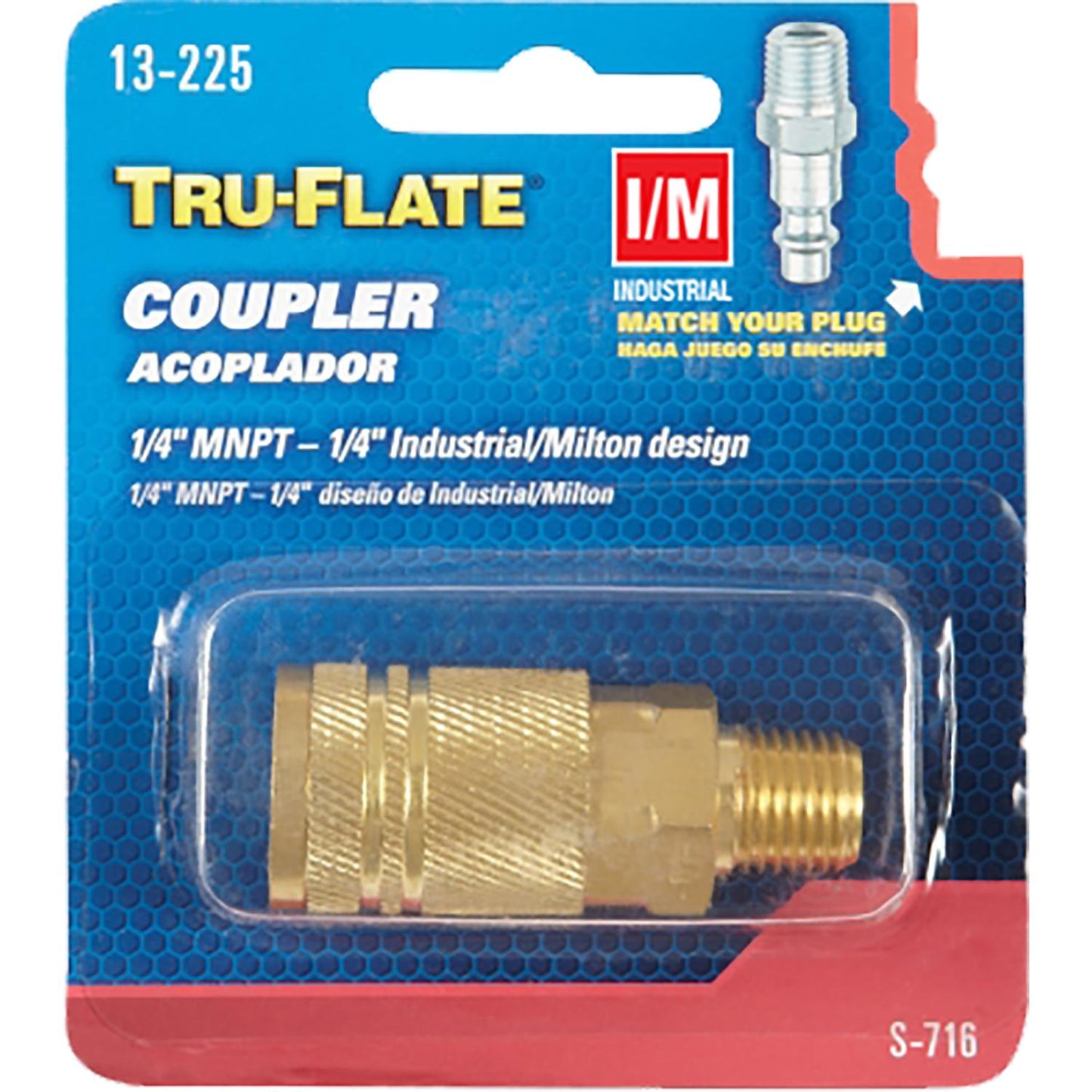 Air Coupler"I/M"1/4"Mnpt