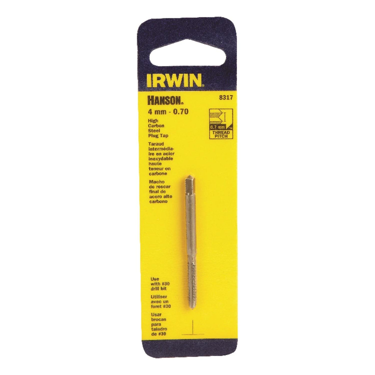 Tap Carded 4Mm-.7Mm