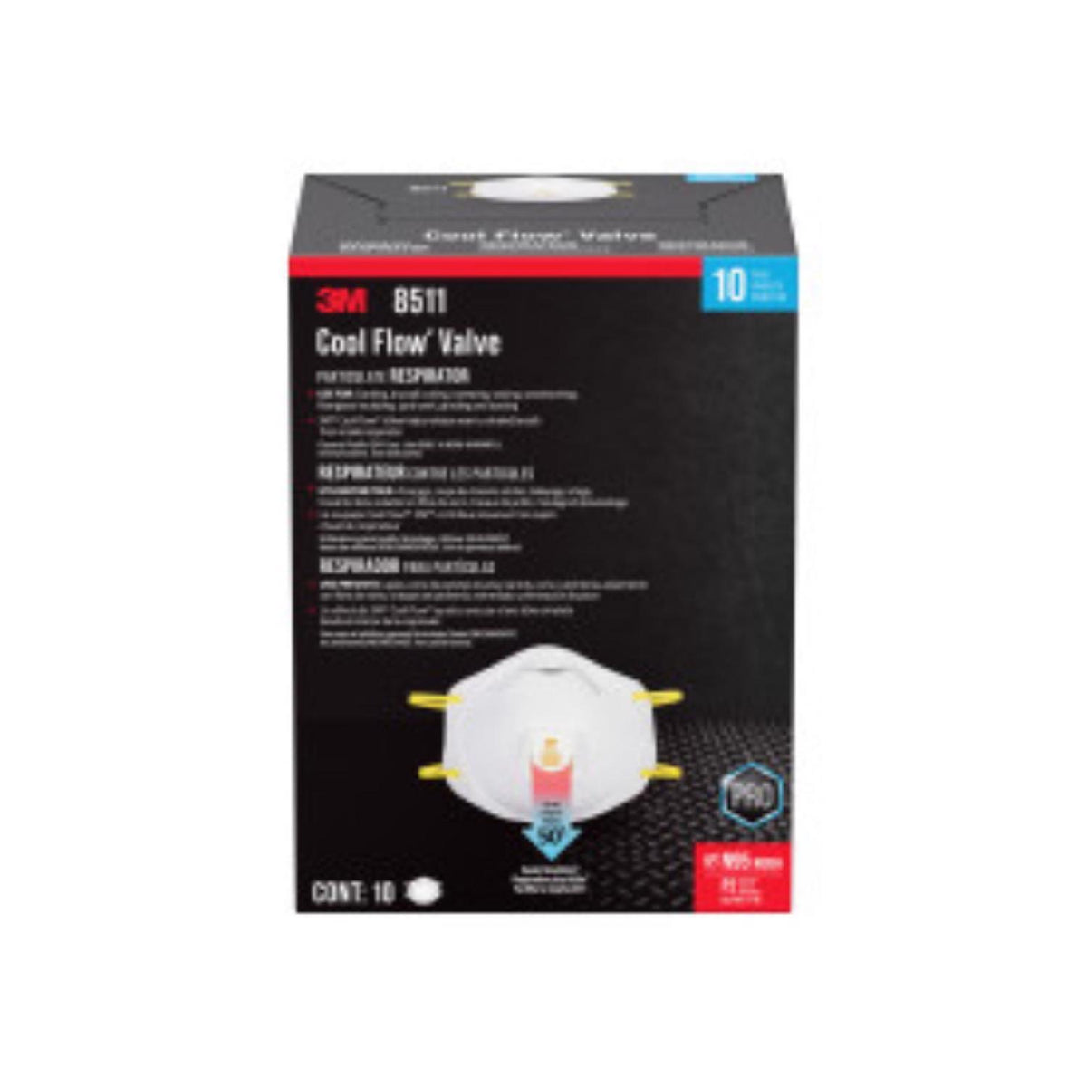Respirator Cnst N95 10Pc