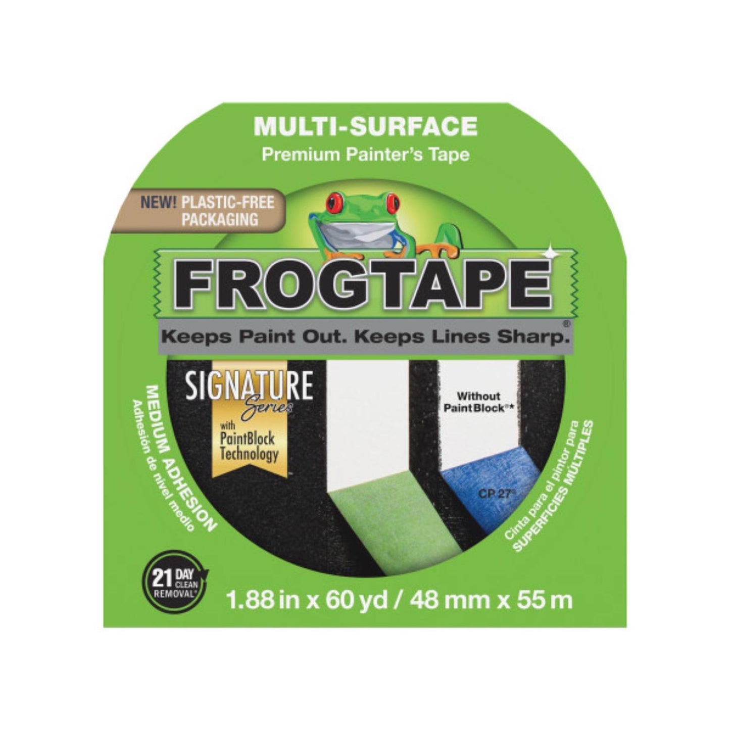 PTR TAPE GRN 1.88"X60YDS