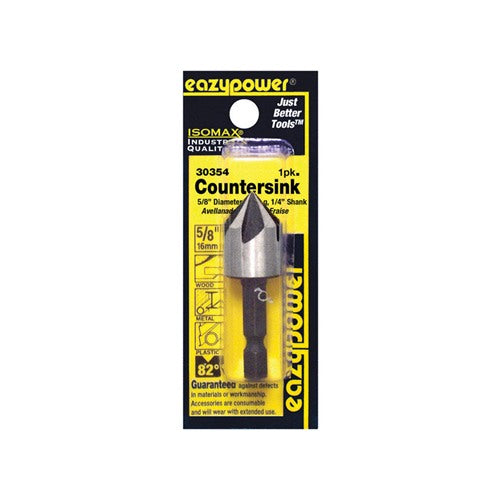 Eazypower Isomax 5/8 in. X 5/8 in. D X 2-1/8 in. L Carbon Alloy Steel Countersink Countersink Bit 1